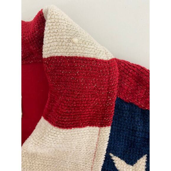 Coldwater Creek Stars & Stripes Shacket Jacket July 4 Patriotic - Size Small - Picture 9 of 9